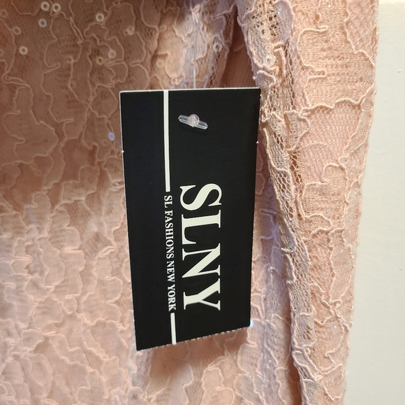 SLNY Lace A-line dress 8P - Picture 6 of 9